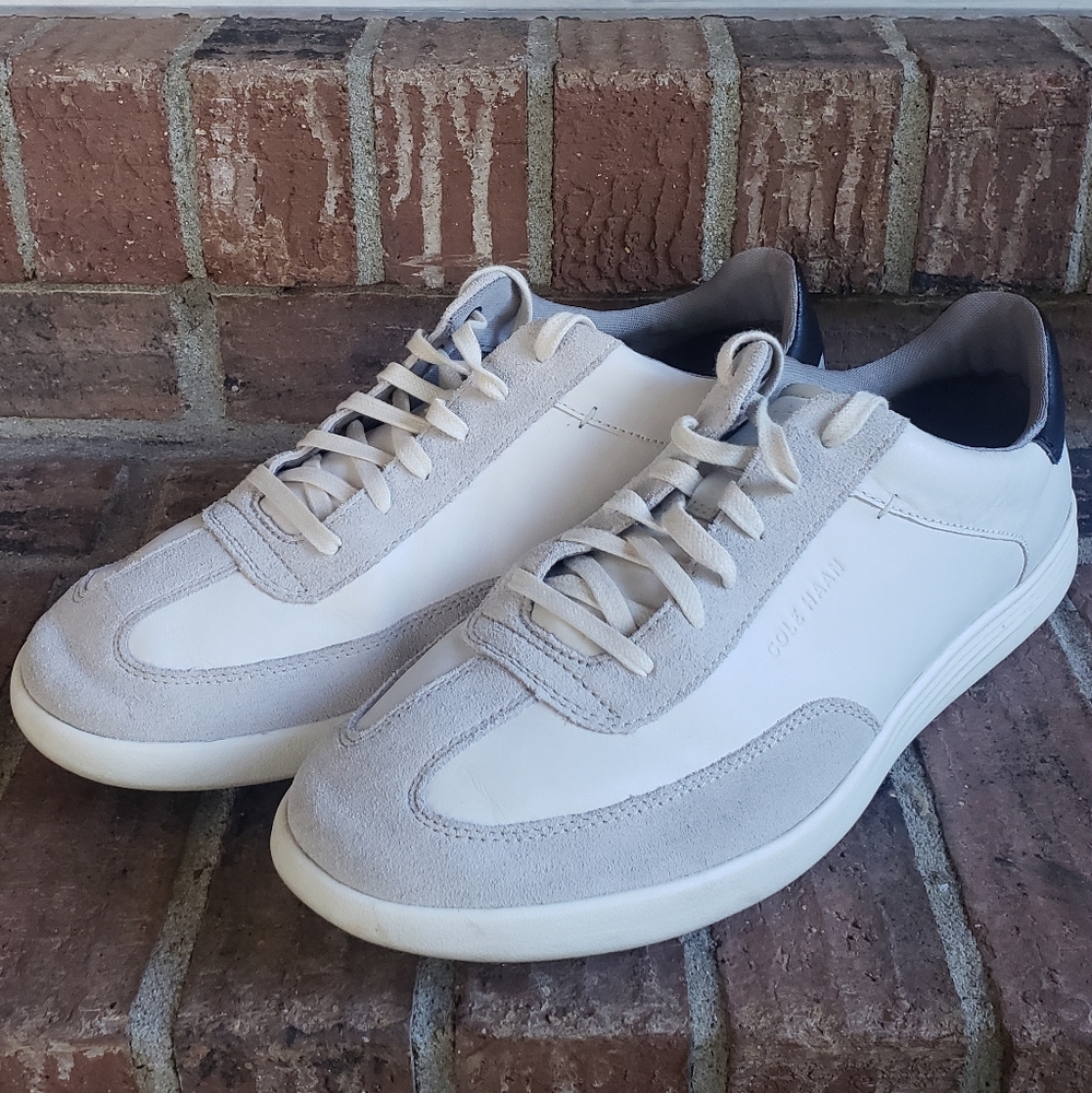 Cole Haan White Grand.os Sneakers